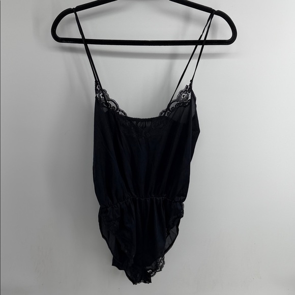 Vintage lace detail lingerie Tessie chemise boudoir one piece romper - Picture 1 of 5